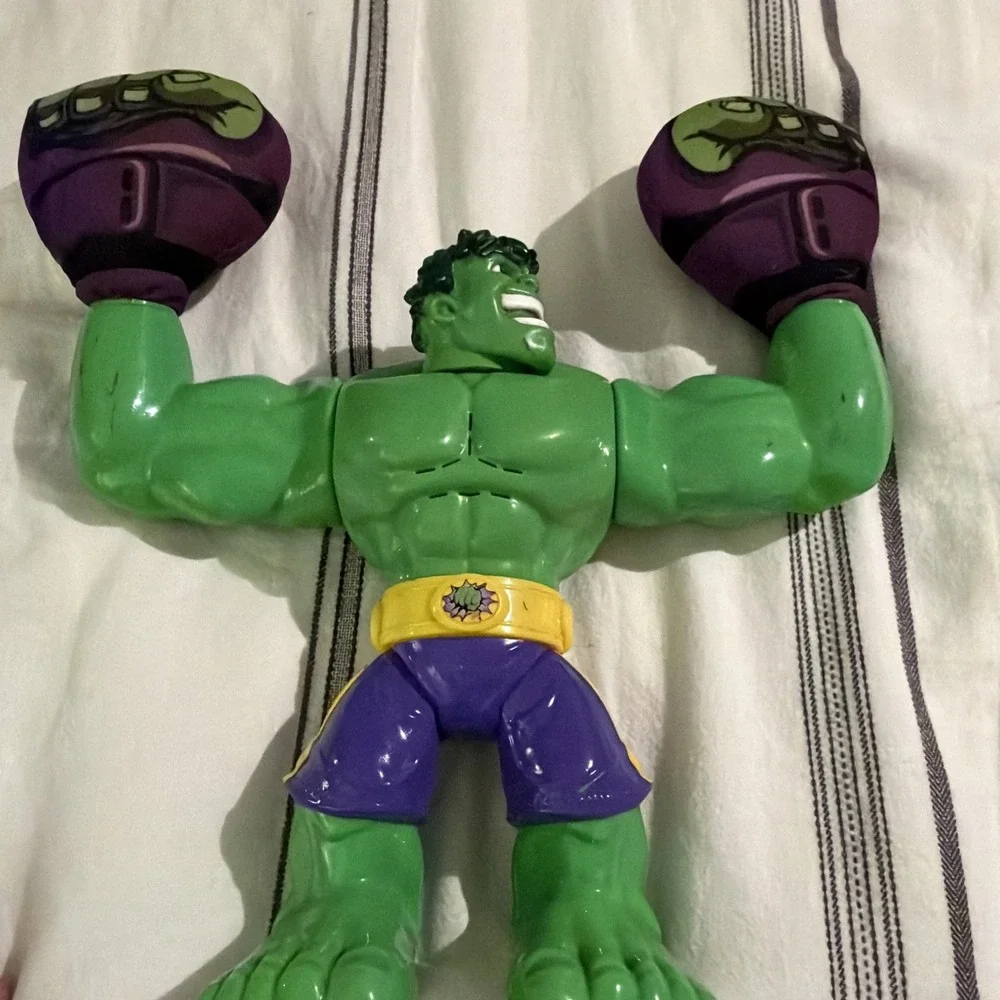 Hulk Action Figure, 2013 Hasbro Talking Kapow Version Sounds Work